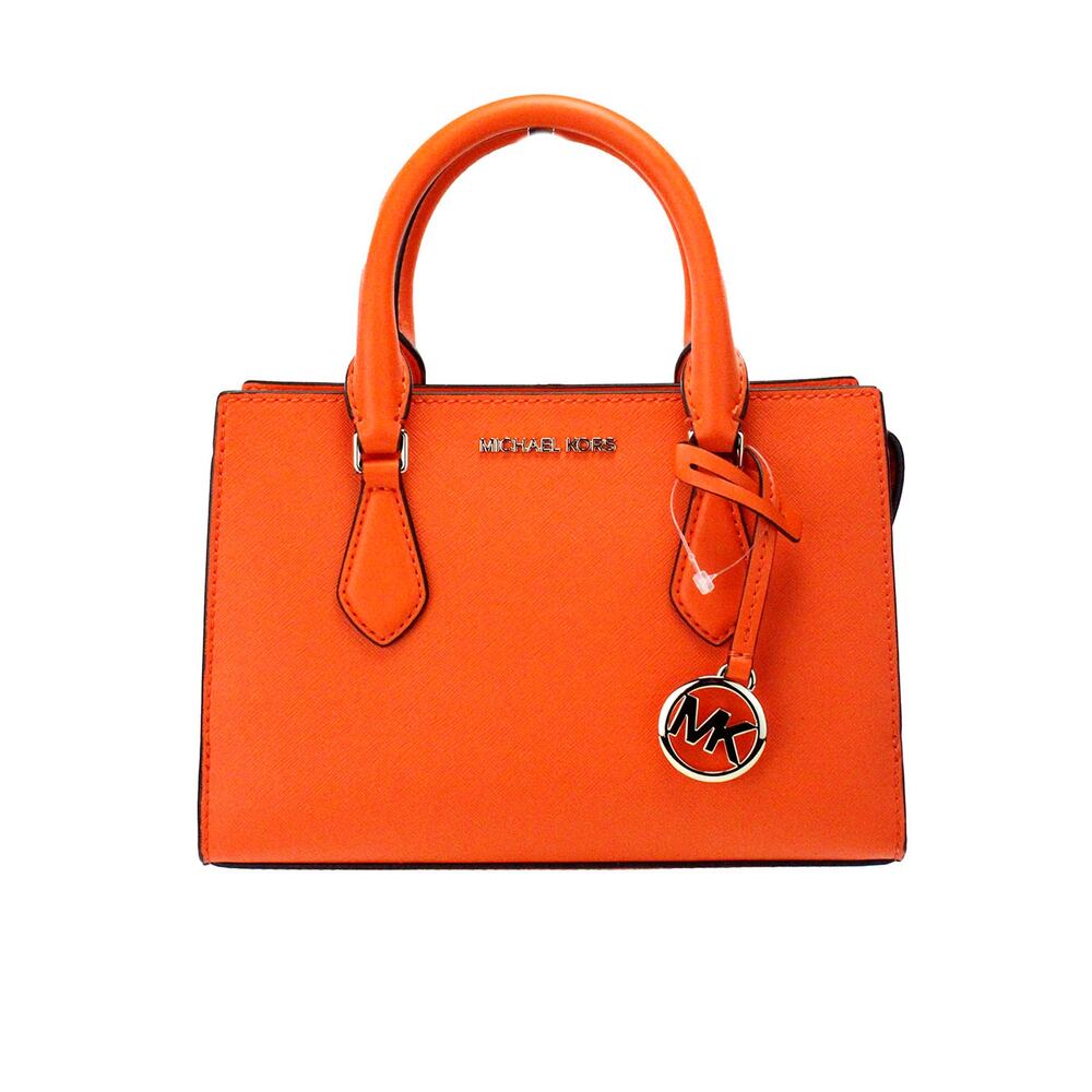 Michael Kors Michael Kors Sheila Small Poppy Vegan Leather Center Zip Satchel